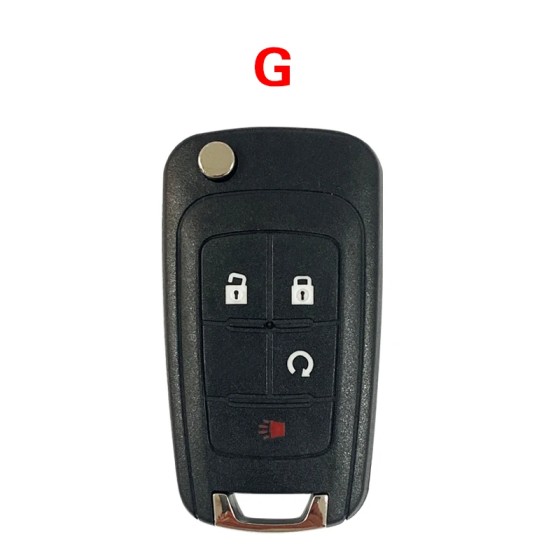 2010-2019 GM / 4-Button Flip Key / PN: 20873622 / OHT01060512 (AFTERMARKET)